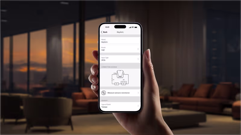 Configurazione sistema Ajax e controllo da app smartphone